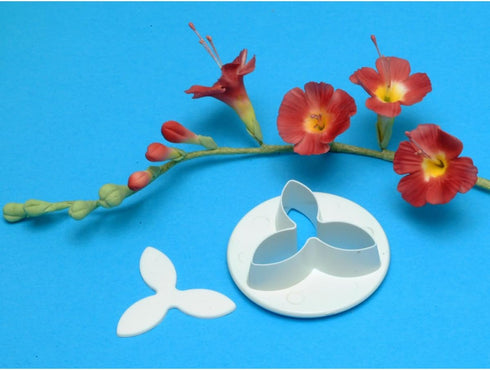 PME Freesia Cutter For Cake Decorating & Sugar Flowers, Standard, White...
