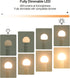 DEWENWILS 10-Pack Dimmable LED A19 Light Bulb, Soft White Light with Warm Glow, 800 Lumen, 2700K, 10W (60 Watt Equivalent), E26 Medium Screw Base,...