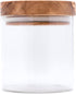 Berard Glass Storage Jar with Olive Wood Lid, 13.5-Ounce Brown...