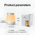 Vase Lamp Table Lamp USB Charge Flower Lamp Vase Table Lamp Dimmable Bedside Lamp Frosted Shade with Wood Base for Bedroom Living Room Office Desk...