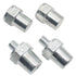 Car Battery Post Adapter Positive and Negative Battery Top Post to Side Terminal Adapters 3/8" Female/Male Stud Adapter (2pair)...