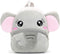 NICE CHOICE Cute Toddler Backpack Toddler Bag Plush Animal Cartoon Mini Travel Bag for Baby Girl Boy 2-6 Years(Grey Elephant)...