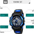 FANMIS Men's Military Dual Display Wristwatches Waterproof Multifunctional Sports LED Electronic Watch...