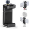 ULANZI MA33 Metal Phone Tripod Mount Arca Port w 2 Cold Shoes, Adjustable Smartphone Tripod Adapter Clamp Cell Phone Stand Holder Fit for iPhone 1...