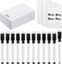 24 Packs Pocket Sized Erasable Notepad Badge Accessory 12 Pieces Mini Whiteboard Clipboard Hangs with Badge Mini Whiteboard Small Dry Erase Board ...