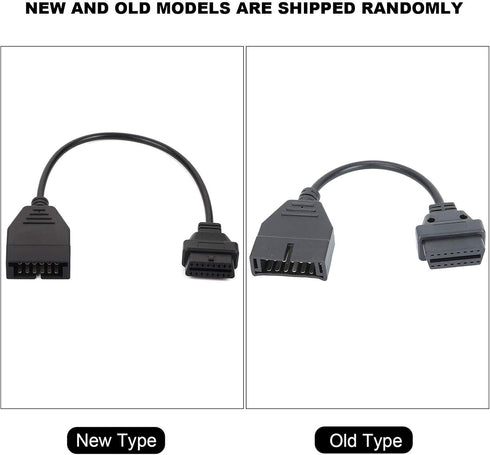 OBD2 to OBD1 GM Adapter,OBD1 12 Pins to OBD2 16 Pins Diagnostic Tool Connector Adapter Cable Replacement for GM...