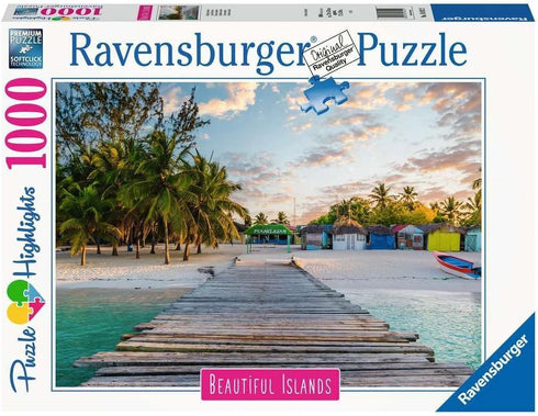 Ravensburger Caribbean Island 1000 Piece Jigsaw Puzzle for Adults & Kids Age 12 Years Up...