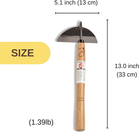 Japanese Gardening Tool Hand Weeder Made in Japan Ambidextrous...