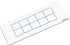 SCRIBBLEDO Dry Erase Ten Frame Board - 4" x 12" Double Sided Dry Erase Boards for Kids to Visualize and Practice Base 10 Number Concepts - Math Pr...