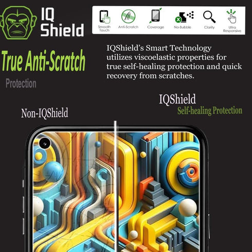 IQShield Screen Protector Compatible with Google Pixel 5 (6 inch)(2-Pack)(Case Friendly) Anti-Bubble Clear TPU Film...