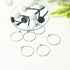 6pcs 20G Small Pure Titanium Earring Hoops DIY Beaded Earrings Findings Components for Jewelry Making 20mm, Hypoallergenic Beading Hoop Earring Ma...