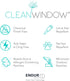 Clean Window Textured Slub Stripe 2-Pack Anti-Dust Allergy/Pet Friendly Sheer Cafe Curtain Pair, Linen, 52" W x 24" L (2 Panels)...