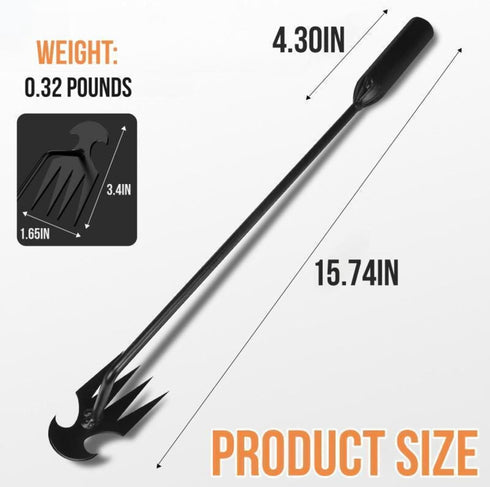 Weeding Artifact Uprooting Weeding Tool Gardening, 4-Claw Manganese Steel Weed Puller Garden Hand Weeder Tools, Weed Picker Grass Remover Tool...
