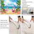 July Christmas Backdrop 8x6FT Tropical Flamingo Palm Tree Hawaiian Photography Background Summer Beach Santa Claus Party Decoration Supplies Photo...