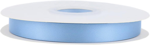 Dusty Blue Ribbon 5/8 Inch Dusty Blue Satin Ribbon Wedding Ribbon for Gift Wrapping Hair Ribbon Gift Ribbon Silky Ribbon for Crafts Christmas Deco...