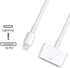 Lightning to 30 Pin Cable Charging Sync Connector 8 Pin Male to 30 Pin Female Converter Adapter Compatible with Select iPhone, iPad and iPod Model...