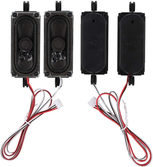 EBTOOLS TV Speaker, 2Pcs 4 Ohm 5W TV Box Speaker Loudspeaker Sound Amplifier Unit for LCD TV Advertising Player...