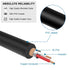 J&D Headphone Splitter 3.5mm Mic Audio Cable, 3.5mm Female to Dual 3.5mm Male Mic Splitter Cable for Cellphone, Headset, PC Durable Copper Shell H...