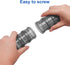 7 Day Pill Organizer Case Stackable Weekly Supplements Vitamins Pills Holder Dispenser Large Translucent Black with Extra Lid...