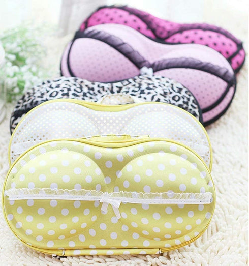 Travel Home Organizer Zip Bag Case Portable Bra Storage Bag Waterproof Bra and Underwear...