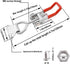 smseace 2 Pack Adjustable Toggle Clamp, 180Kg 400Lbs Holding Capacity Dedicated Button Clamp 4002, Quick Release Pull Latch?With Stainless Steel S...