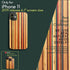 iATO iPhone 11 Case: Premium Natural Wood Cover, Military-Grade Protection, Ultra-Slim, Wireless Charging Compatible, Eco-Friendly - Multicolor Sk...