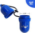 Cylinder Dry Box with Lanyard - Waterproof Container, Watertight Key Pouch Holder - For Snorkeling, Boat, Kayak and Water Activities (Blue, Small)...