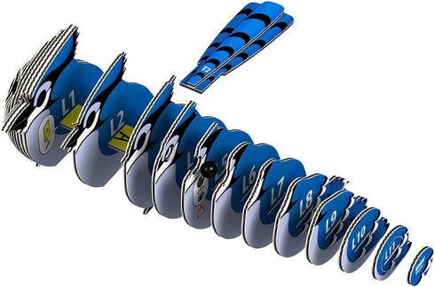 Eugy Blue Jay 3D Puzzle, 26 Piece Eco-Friendly Educational Toy Puzzles for Boys, Girls & Kids Ages 6+...