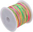 0.8mm Nylon Cord, Thread Chinese Knot Macrame Rattail Bracelet Braided String (Colorful)...