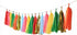35 PCS Green Orange Gold Mylar Tassel Garland Tissue Paper Tassels Banner DIY Kit Baby Shower Fiesta Bachelorette Party Decorations...