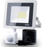 20W Plug in LED Motion Sensor Flood Light, PIR Induction Lamp, Dusk to Dawn Outdoor Auto ON/Off, 6500K Security Spot Daylight, IP66 Rainproof Work...