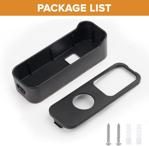No-Drilling Door Mount for Blink Video Doorbell, Adhesive Doorbell Mount Bracket, Accessories for Blink Doorbell Home Security System?Black?...