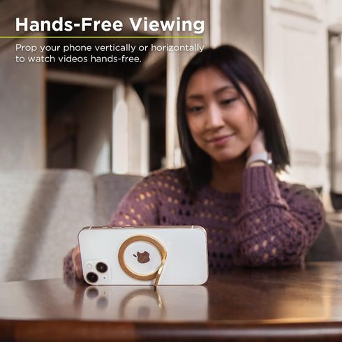 PureGear Magnetic Phone Grip, Magnetic Phone Ring Stand, Magnetic Phone Ring Holder for MagSafe iPhone 14, 14 Plus, 14 Pro Max, 13, 13 Pro, 13 Min...