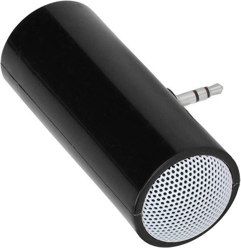 Mini Speaker, 3.5mm Jack Stereo Speaker Portable MP3 Music Player Speaker Amplifier for Smart Phones, Tablets, Laptops, PCs, MP3, MP4(Black)...