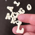 5 Pieces Small Letters Molds and Numbers Silicone Molds?0-9 Numbers, Uppercase and Lowercase Alphabet Baking Molds for Candy, Chocolate Covered St...