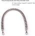 25 Inch Trendy Chunky Metal Chain Purse Handles Shoulder Strap Replacement for Handbag (Silver)...
