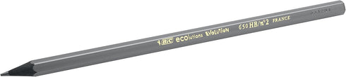 BIC Evolution Black Graphite HB Pencils - Black, Blister Pack of 4...