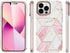 Asuwish Phone Case for iPhone 13 Pro 6.1 inch with Screen Protector Cover Hybrid Luxury Cute Marble Shockproof Full Body Hard Heavy Duty Slim Cell...