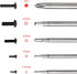 5 in 1 RC Hobby Repair Tools Kit Hex Driver Set Magnetic Allen Wrench Drill Bits Hex Bit Set & Phillips Screwdriver Bit with Alloy Handle for RC C...