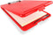 Super Z Outlet Slim Plastic Nursing RN Style Coaches Clipboard with Open Foldable Storage, Classroom Teacher College Size (9.5" x 13.5") (Red)...