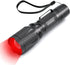 Upgraded Red Flashlight, Bright White &High/Low Power Red Light Options with Memory, Zoom Lens, Portable Waterproof LED Small Torch for Pilots, Av...