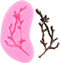 Tree Branch Silicone Fondant Mold Twig Branch Leaves Fondant Molds for Cake Decorating Cupcake Topper Chocolate Candy Gum Paste Polymer Clay...