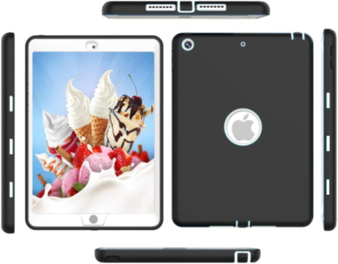 Case for iPad 9th / 8th / 7th Generation Cover case 10.2 inch with Built-in Screen Protector Model MYLF2LL/A MYLD2LL/A MYLC2LL/A MYN32LL/A MYL92LL...
