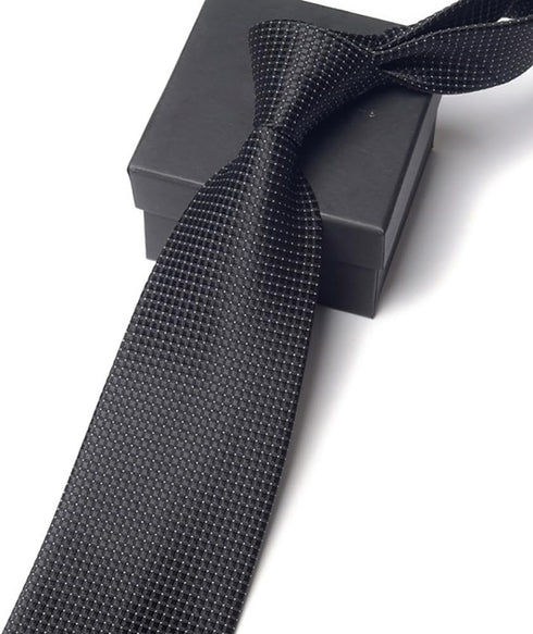 Fashion 3.5'' Ties for Men Business Wedding Necktie 9CM Checkered Striped Plaid Polka Dot Neck Tie Gift Box...