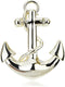 Vintage Nautical Sailboat Navy Rudder Anchor Brooch Pin Sailor Seaman Badge Jewelry Ship Wheel Pin...