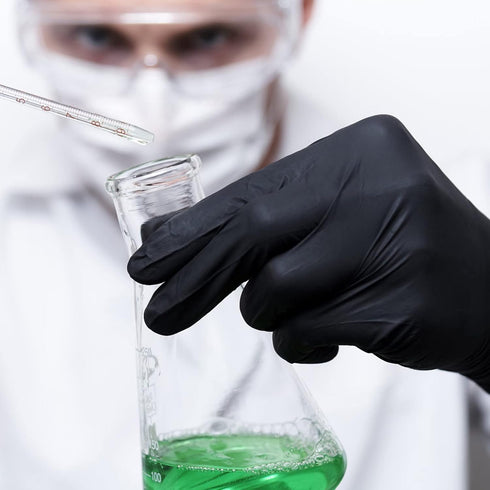 GMG SINCE1988 Nitrile Gloves Latex-Free, Powder-Free Ultra-Strong Tensile,50 Pack Household Cleaning Gloves...