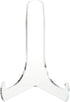 Plymor Clear Acrylic 60-Degree Angle Easel With Shallow Support Ledges, 7.5" H x 5.75" W x 4.75" D...