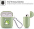 MAYCARI Cute Frog Case for AirPods 2&1 with Keychain,?Green? Animals Design Protective Soft TPU Cover Compatible with Apple AirPods Charging Case ...