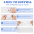 PVC Caulk Strip for Bathtub, 1.5Inch Wide, 10.5Ft Length Self Adhesive Waterproof Sealing Caulking Tape, Edge Protector, Decorative Sealant Trim f...
