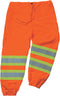 Ergodyne unisex adult Two-tone Class E Two Tone Pants, Orange, Small-Medium US...